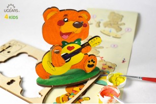 3D coloring model «Bear»